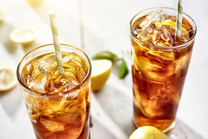 glasses of antioxidant-rich iced tea