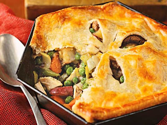 Chicken Potpie with Vegetables Recipe