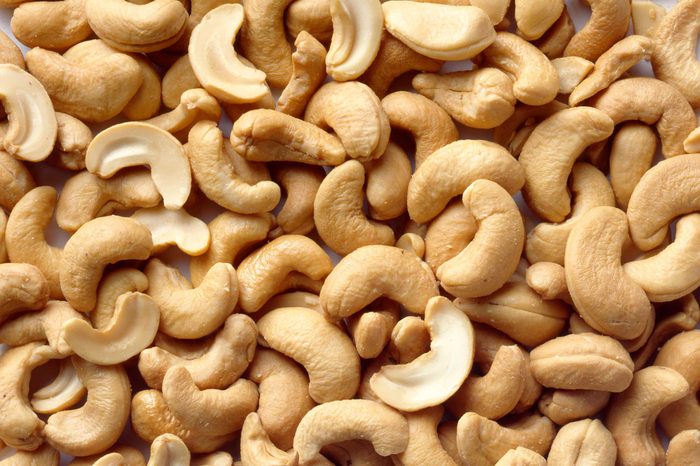 Cashew nuts.