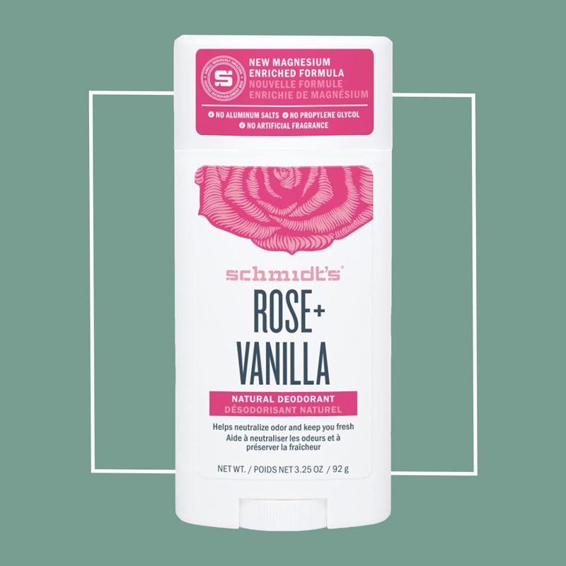 schmidt's rose and vanilla all natural deodorant
