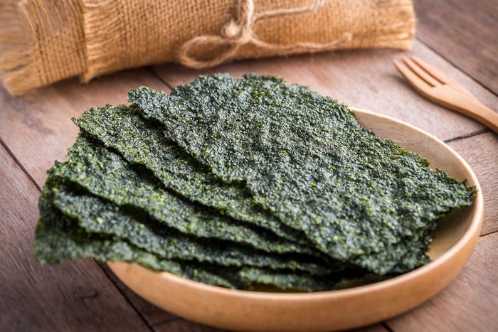 seaweed on a plate