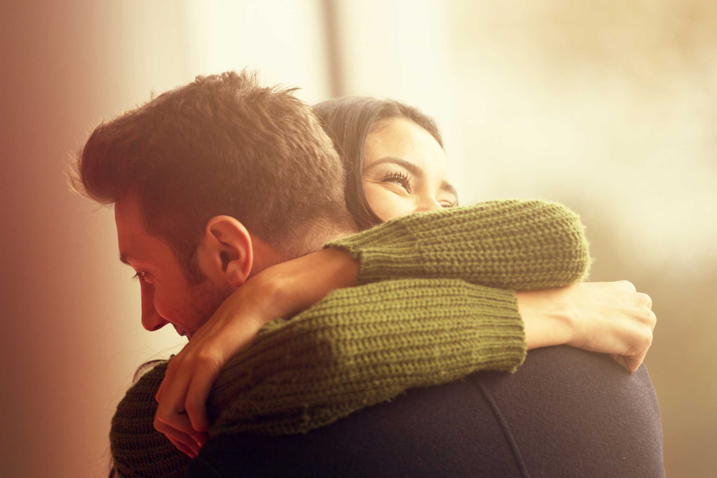 couple hugging