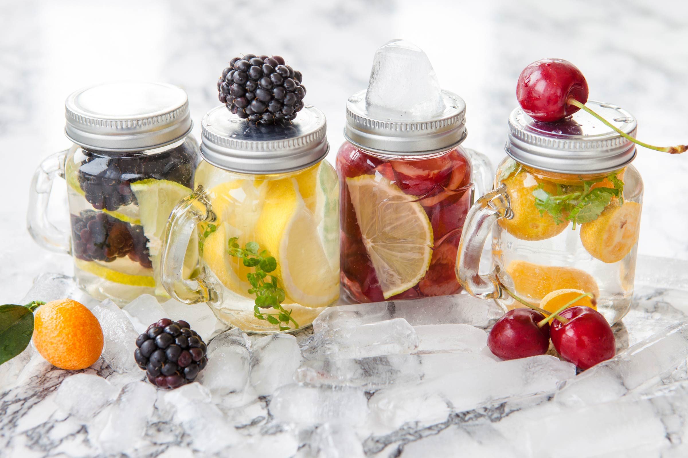 Water with fruit