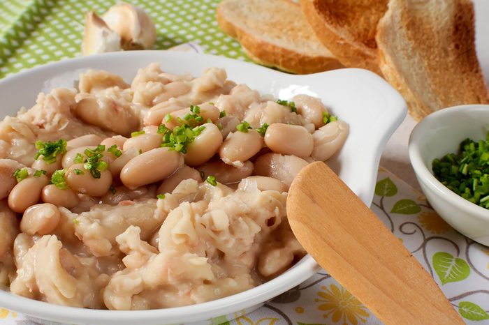 White bean dip.