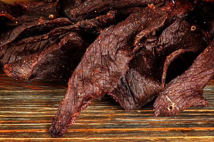 beef jerky.