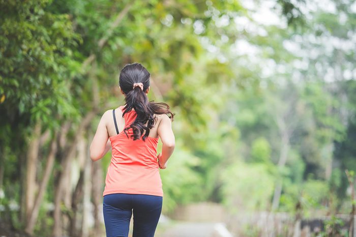 woman running