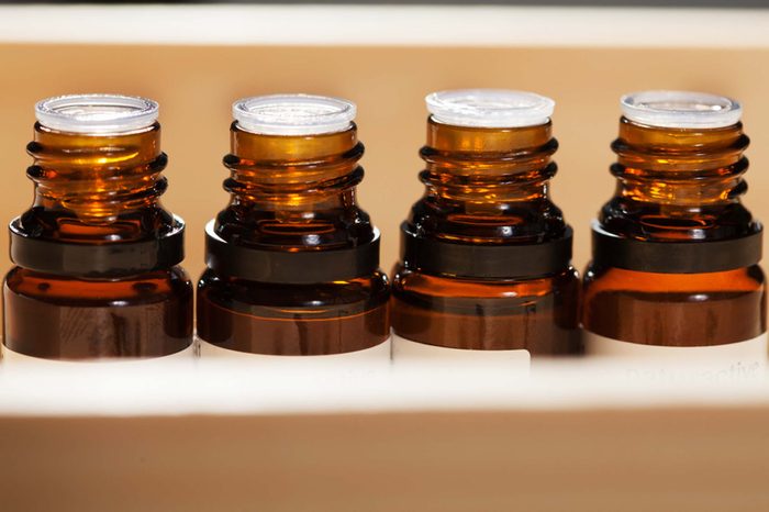 bottles of oil
