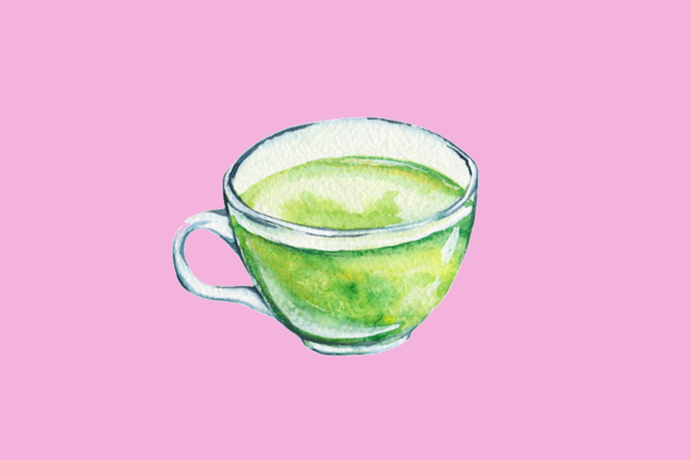 Cup of green tea