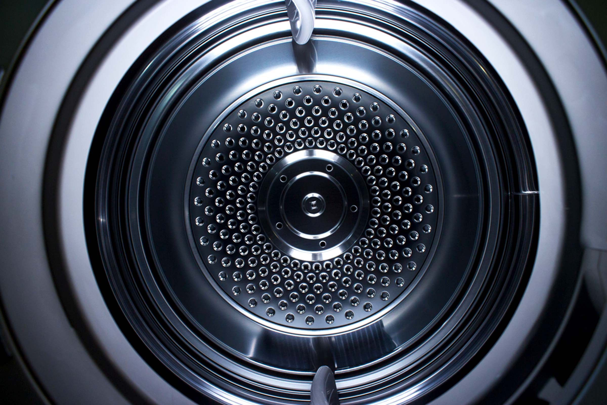 Inside of a drier