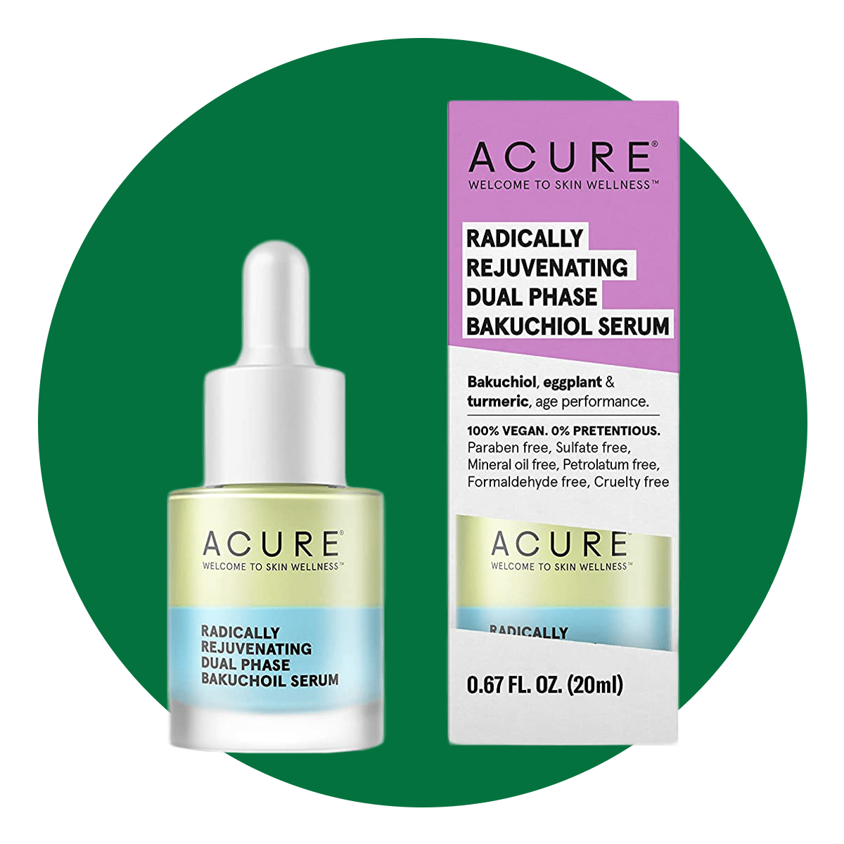 Acure Radically Rejuvenating Dual Phase Serum Ecomm Via Amazon.com