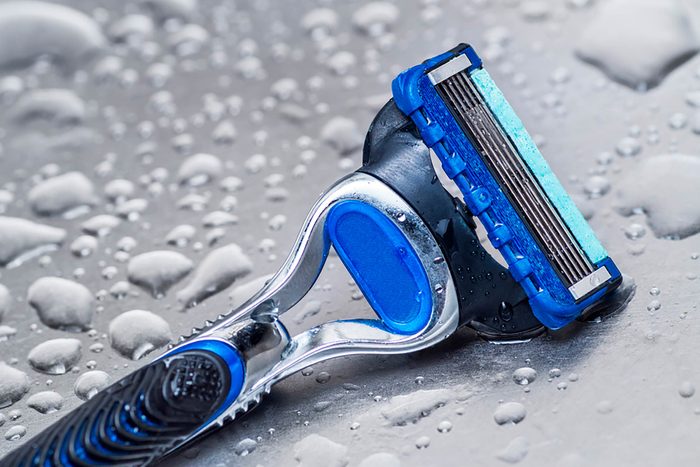 blue razor