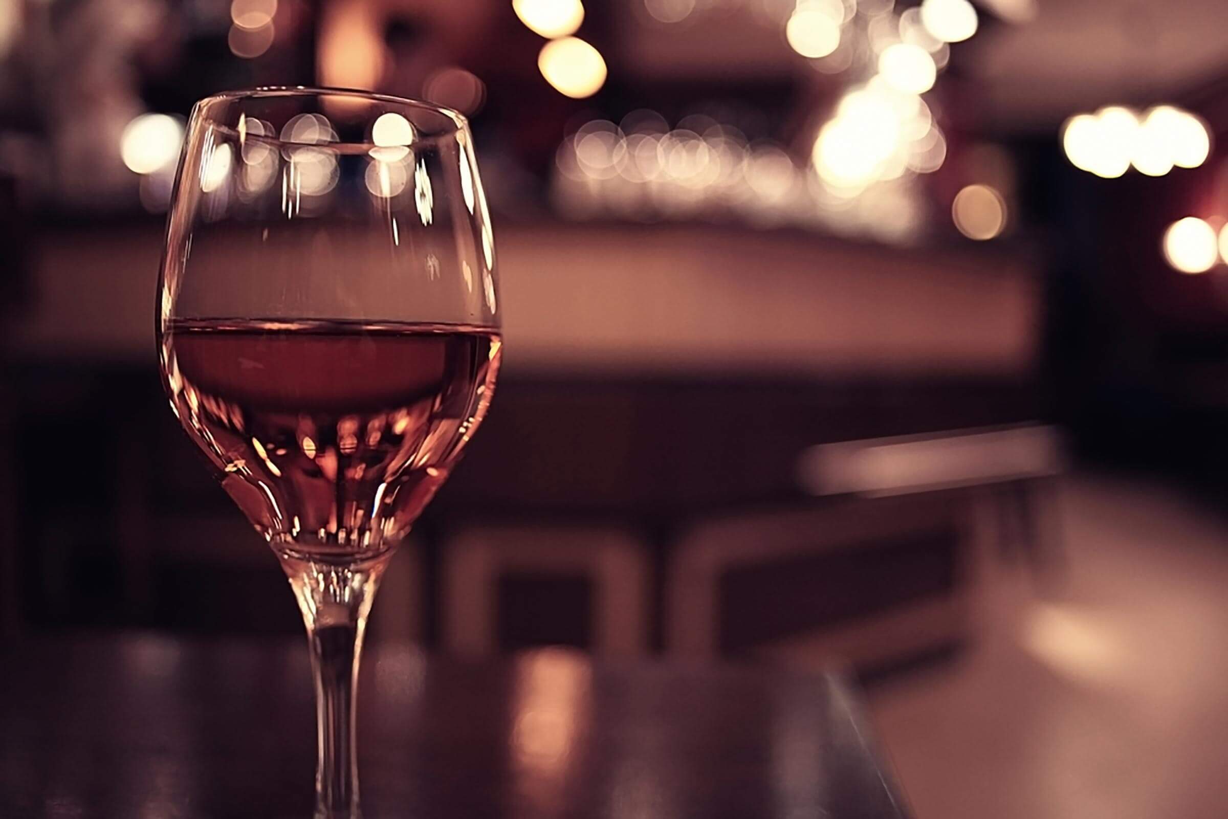glass of wine