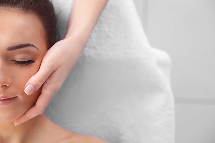 Facial massage.
