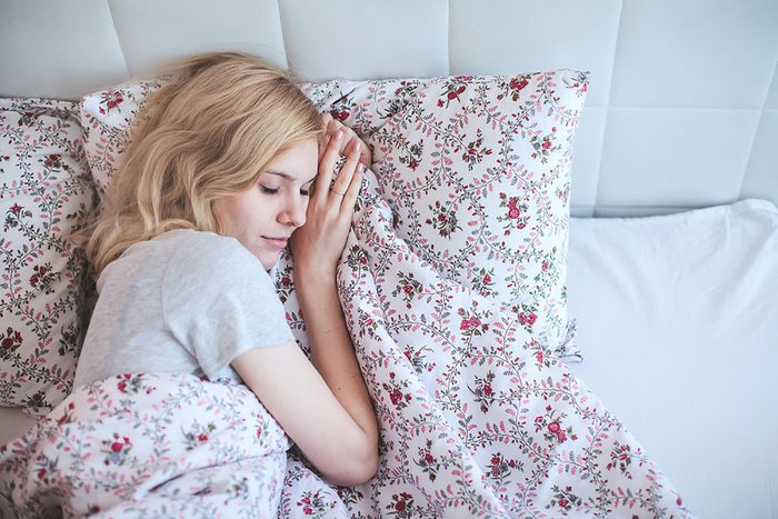 woman sleeping