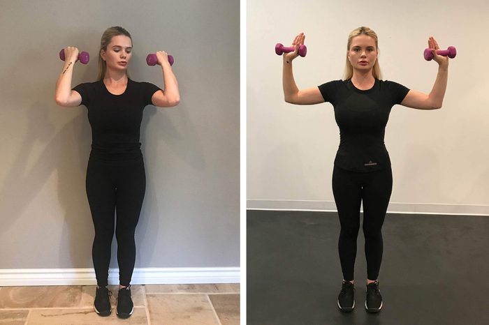 00-bicep curls-How to Lose Arm Fat-Courtesy Lagree Fitness Studio