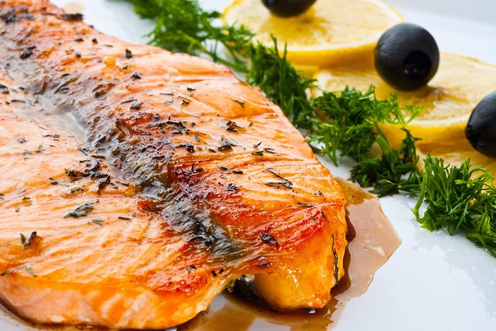 grilled salmon