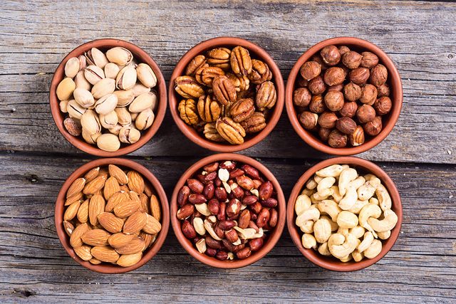 bowls of nuts