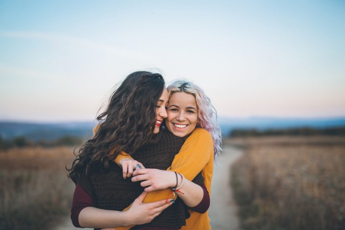 couple hugging and embracing each other
