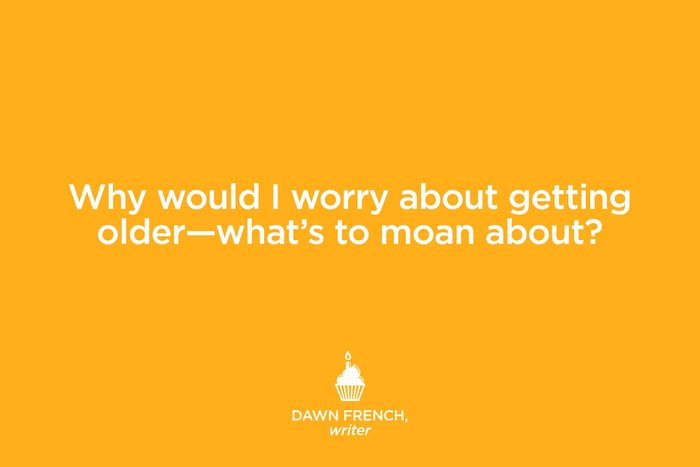 Writer Dawn French.