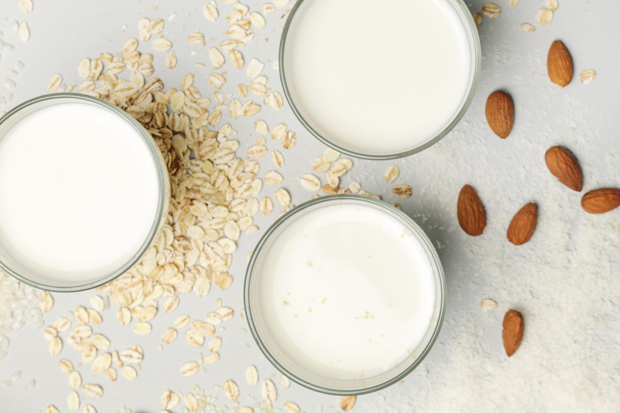 non dairy milks from above