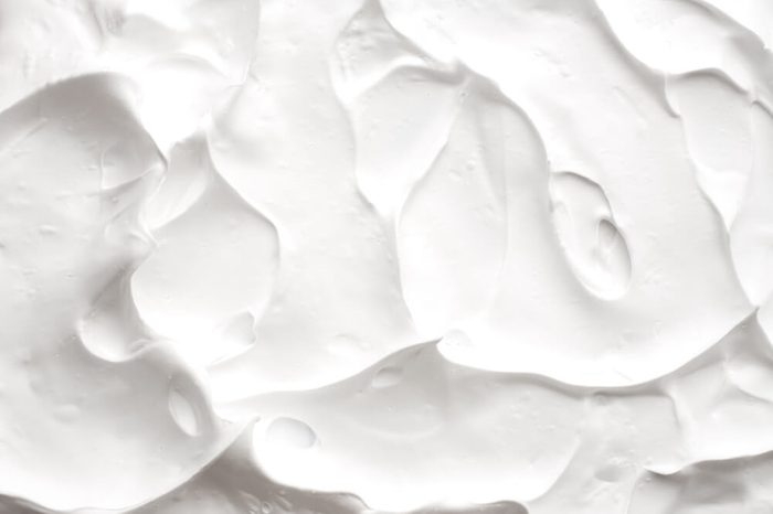 Close-up of face cream containing retinol