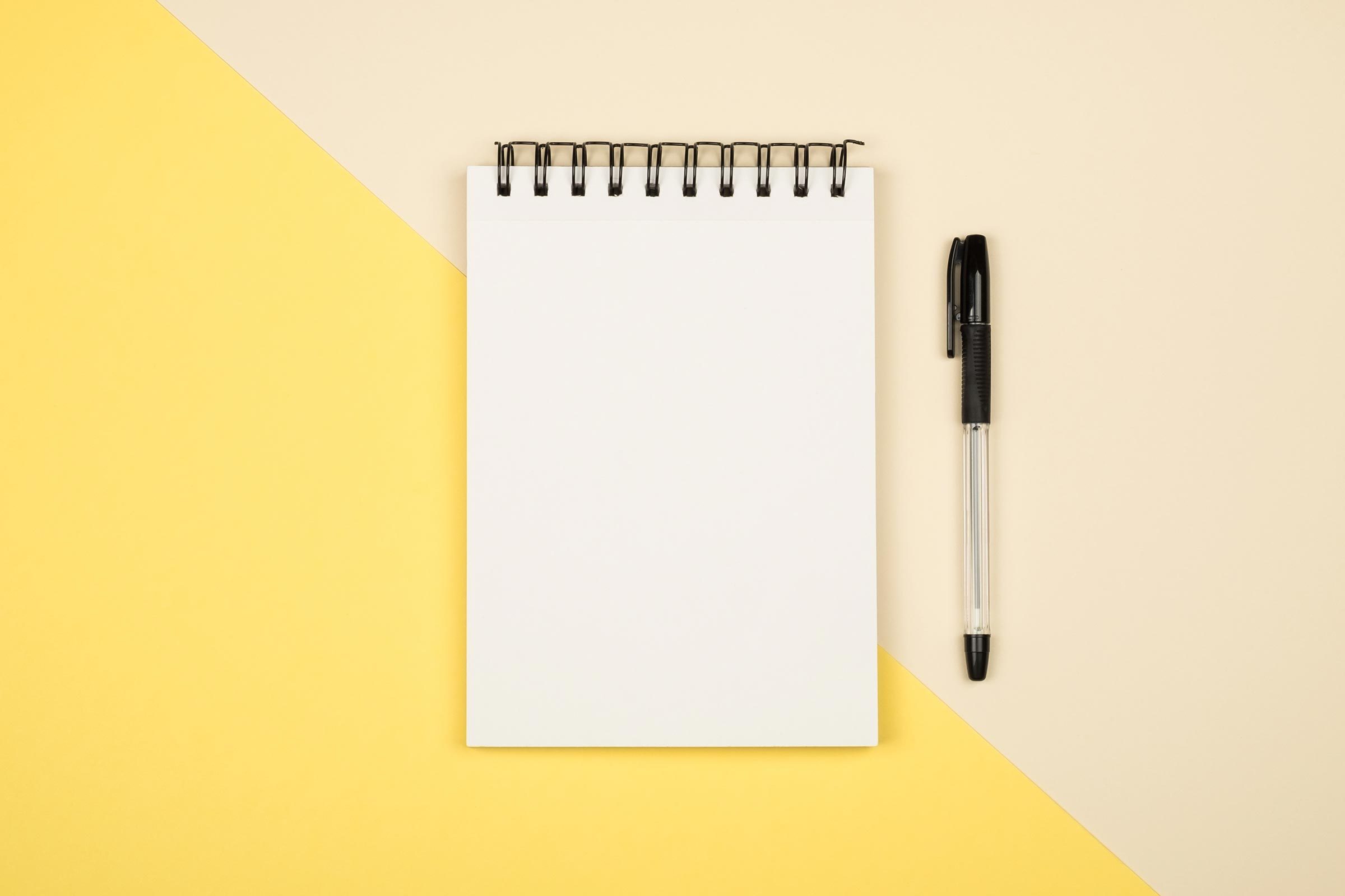 notebook pen