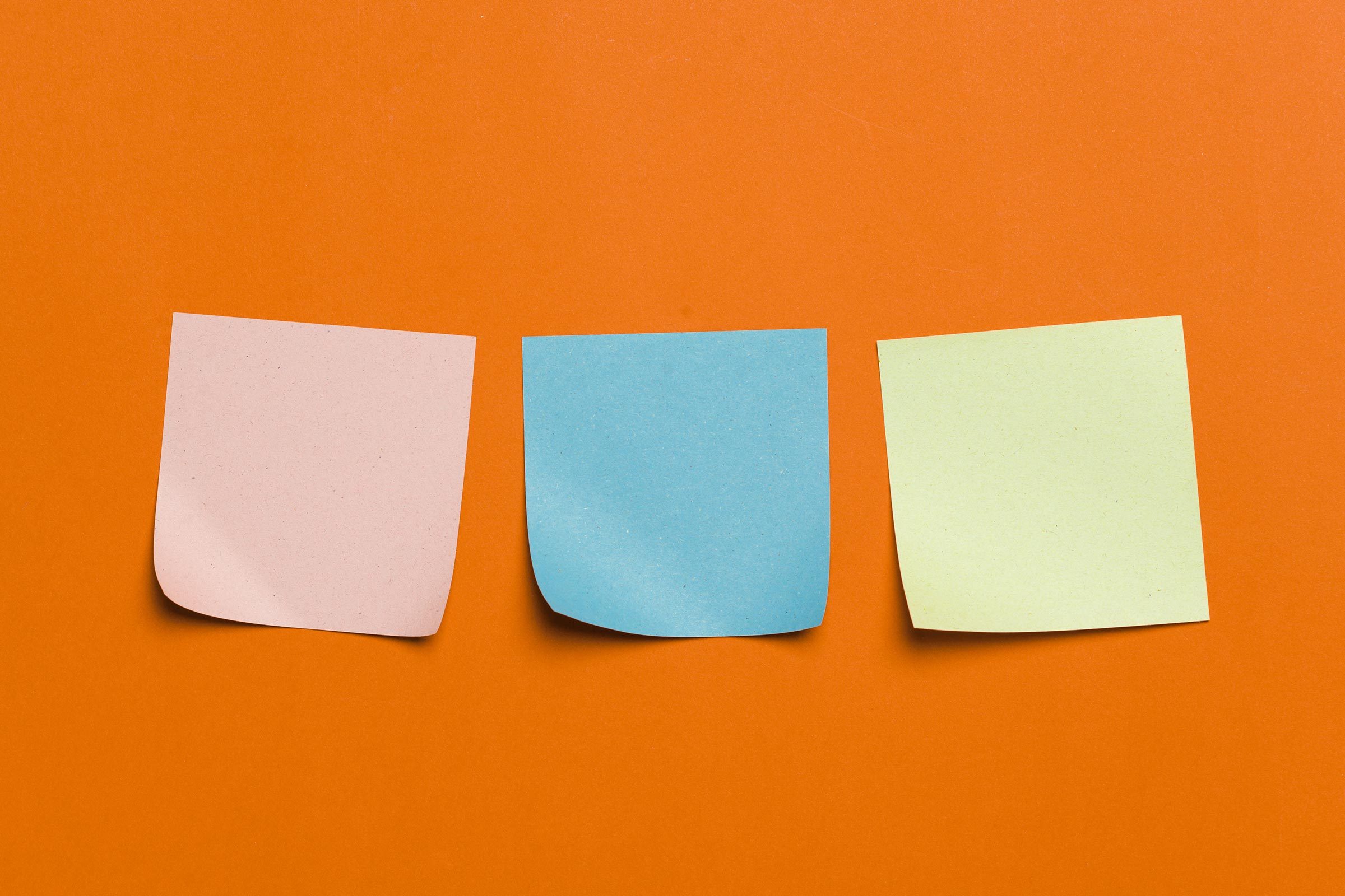 sticky notes