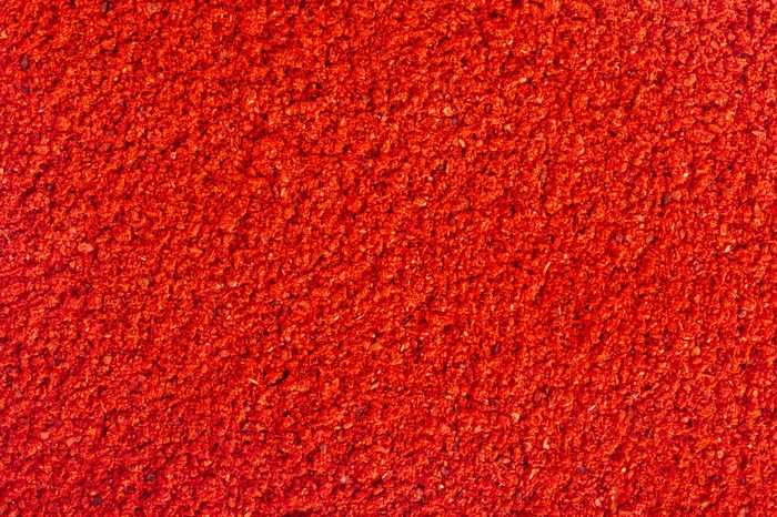 ground paprika background texture surface top view