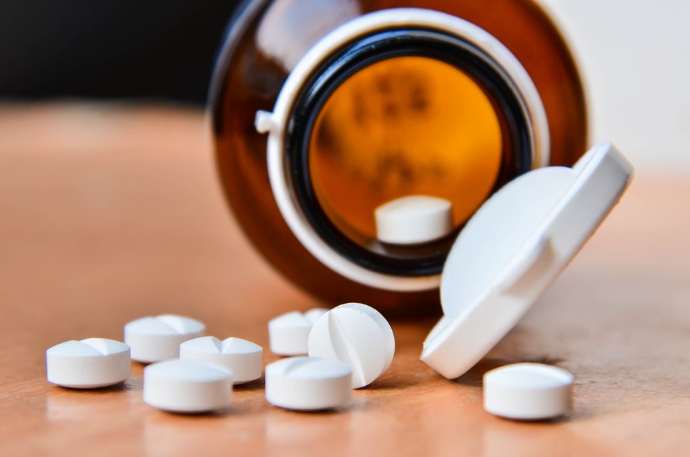 Pills and bottle.