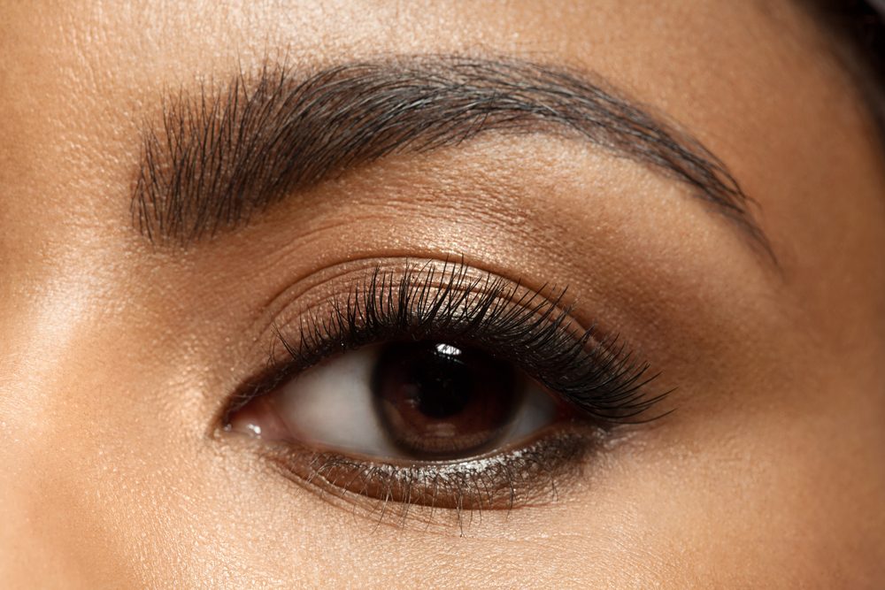 Close-up of eye and eyebrows