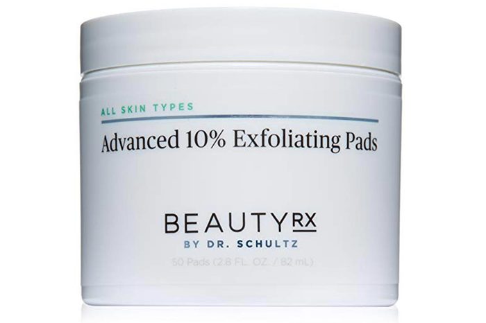 Exfoliating pads for acne.
