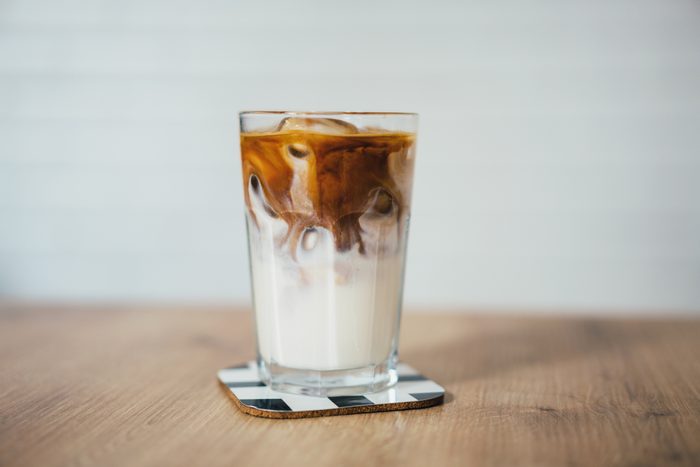 glass of coffee with milk