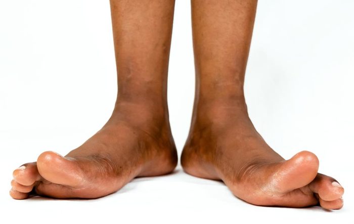 Man feet