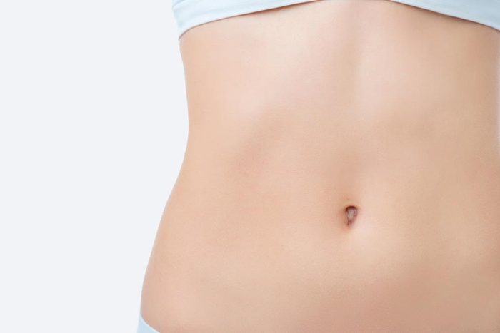 Woman stomach