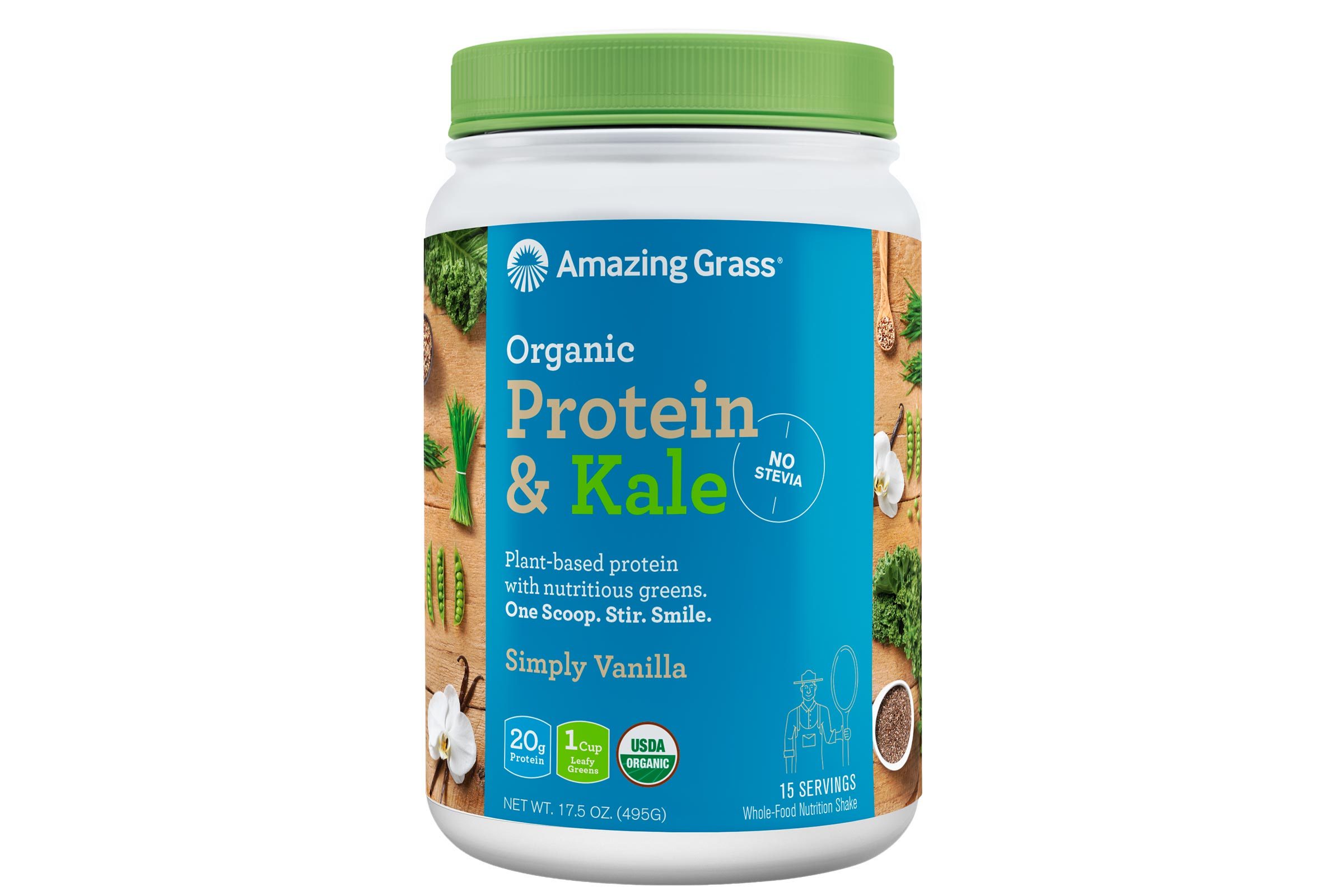 protein and kale