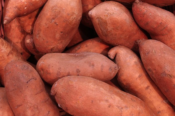 pile of sweet potatoes