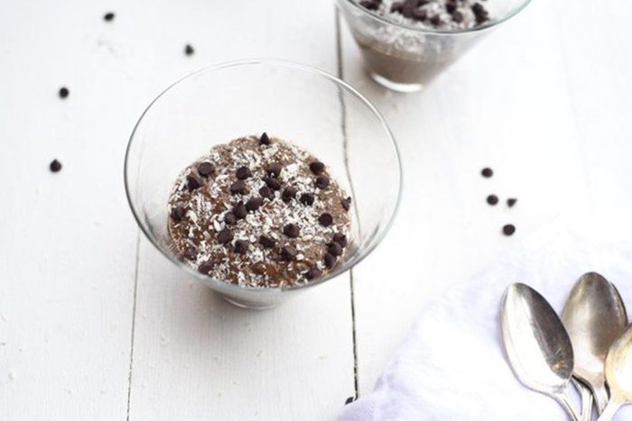 bowl of chia pudding