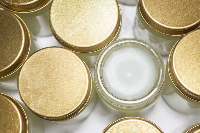 Jars of salve.