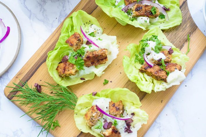 tempeh lettuce wraps
