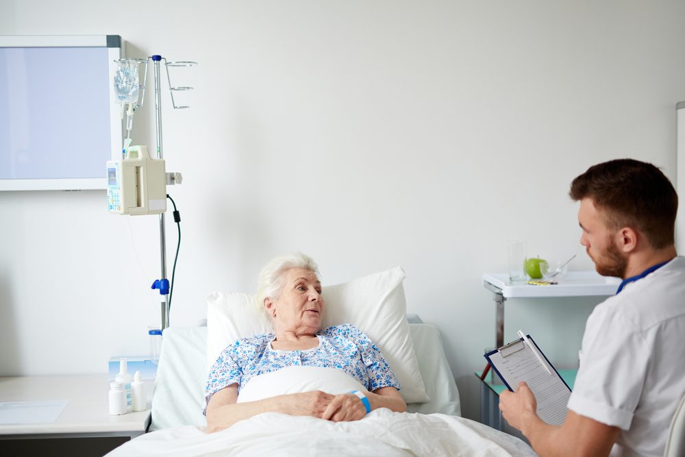Talk of patient and doctor
