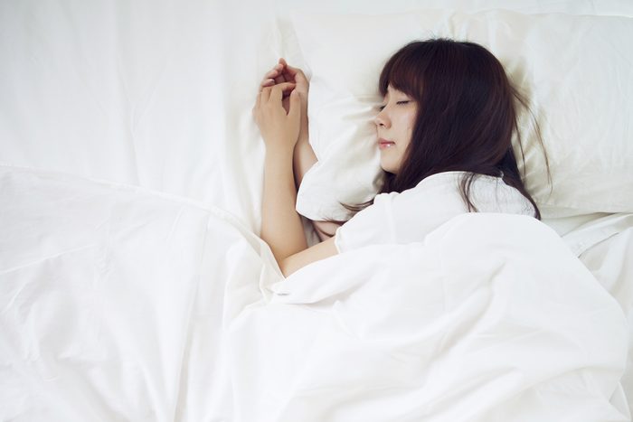 Sleep, Asian woman, bed