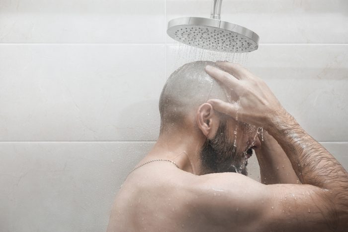 sinus infection hot shower