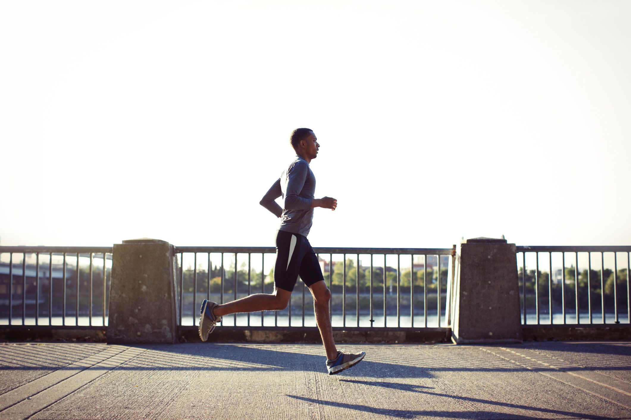 man running outside