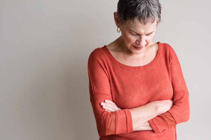 woman arms crossed