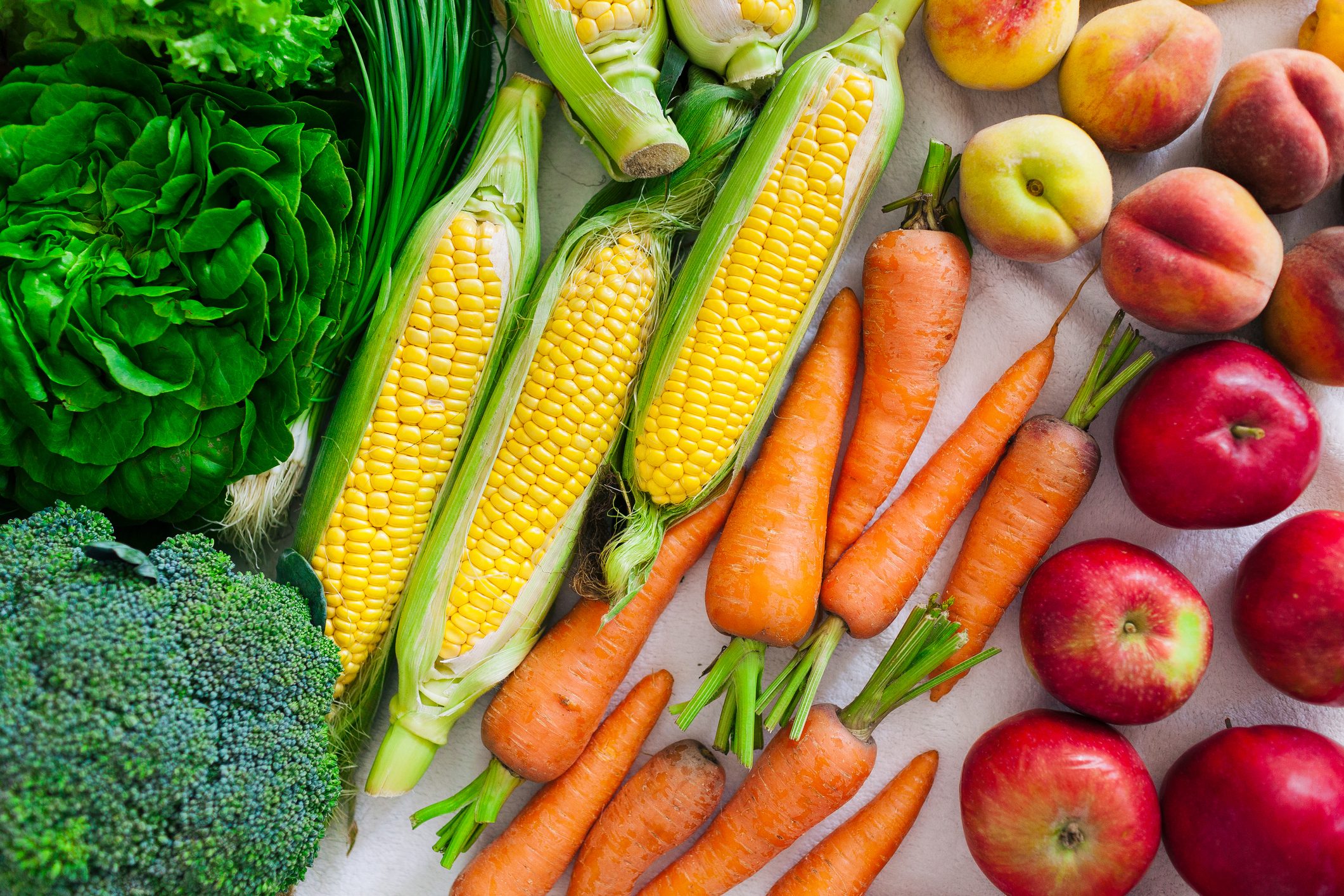variety of vegetables full frame