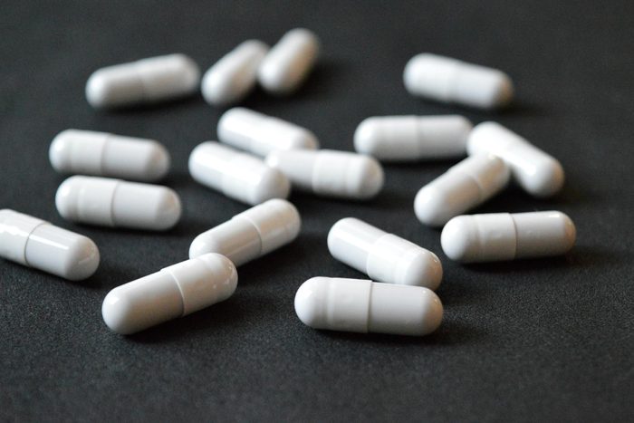 white pills