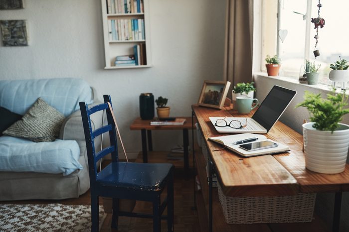 home office desk work space