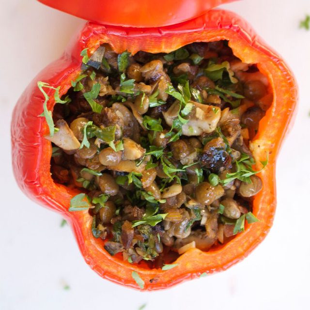 lentil stuffed pepper