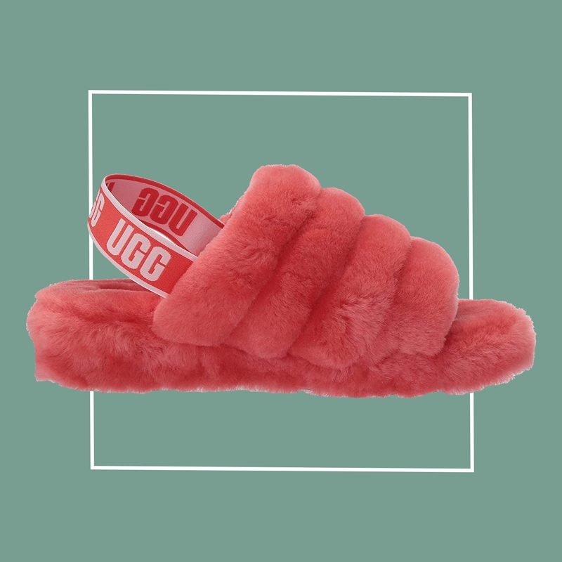 ugg women's fuzzy slippers