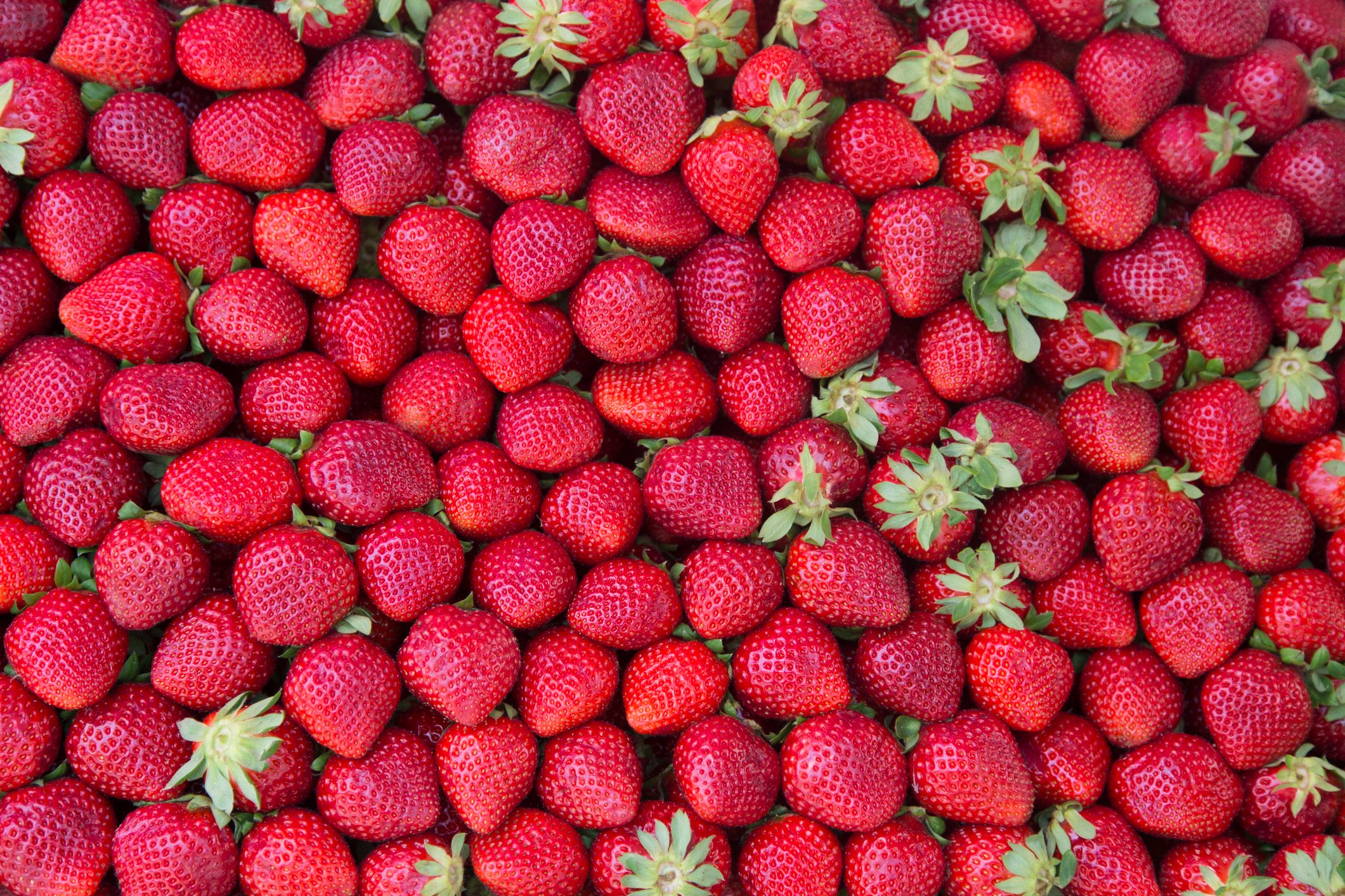 strawberries full frame